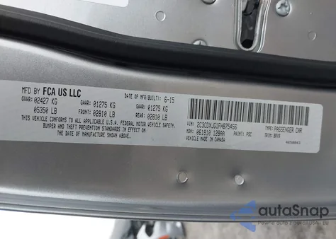 2015 Dodge Charger Sxt z USA, uszkodzony, nr VIN 2C3CDXJG1FH875456